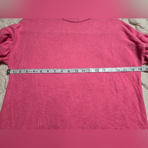 Hailey and co crewneck mockneck sweatshirt super soft pink - Picture 2 of 5